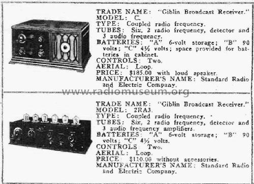 Giblin 2RA3; Standard Radio & (ID = 2343004) Radio