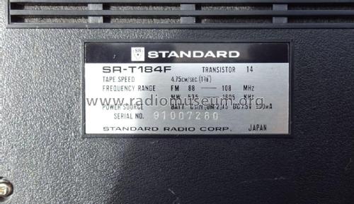 Cassette FM/AM SR-T184F ; Standard Radio Corp. (ID = 2268727) Radio