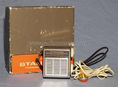 Radio de transistor estándar 7 vintage SR-G433, sin probar