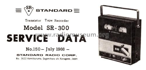 SR-300; Standard Radio Corp. (ID = 2942633) Sonido-V