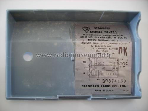 SR-F 21 ; Standard Radio Corp. (ID = 1992449) Radio