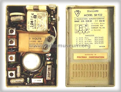 Transistor 6 SR-F22; Standard Radio Corp. (ID = 242084) Radio