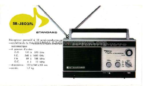 4 Band 10 Transistor Radio SR-J802FL; Standard Radio Corp. (ID = 188247) Radio