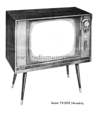 Arcadia T215ER Ch=T215; Standard Telephones (ID = 1994973) Television