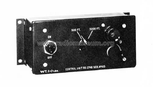 FM radio altimeter STR30; Standard Telephones (ID = 2303256) RADAR
