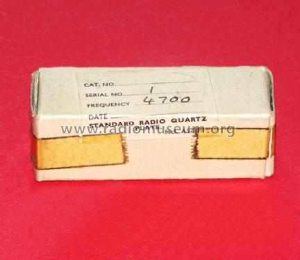 Quartz Plate 4013 Grp.1 4700 kHz; Standard Telephones (ID = 3078092) Radio part