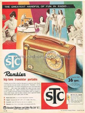 Rambler Transistor 7 TR7192 ; Standard Telephones (ID = 2808556) Radio