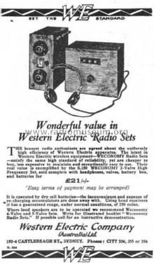 Weconomy S150; Western Electric Co. (ID = 2202855) Radio