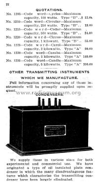 January 1912 Catalogue No. 4; Standard Wireless (ID = 1536831) Paper