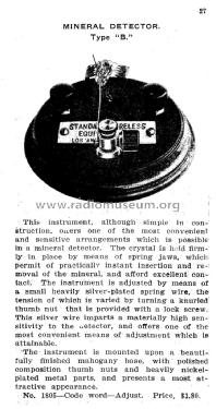 January 1912 Catalogue No. 4; Standard Wireless (ID = 1536836) Paper