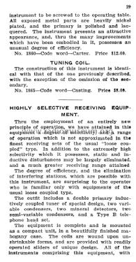 January 1912 Catalogue No. 4; Standard Wireless (ID = 1536838) Paper