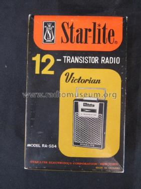 Victorian 12 Transistor RA-584; Star-Lite (ID = 3040985) Radio