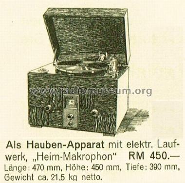 Heim-Makrophon 42G; Stassfurter Licht- (ID = 1836286) Radio