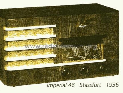 Imperial 46GW; Stassfurter Licht- (ID = 894375) Radio