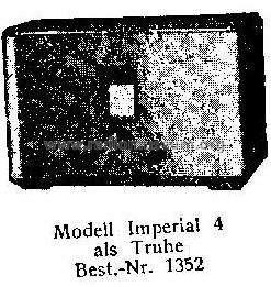Imperial 4W; Stassfurter Licht- (ID = 1312732) Radio