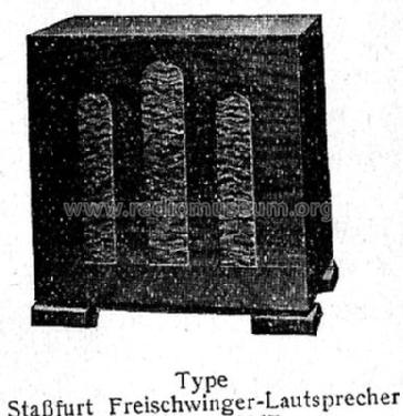 Lautsprecher Freischwinger; Stassfurter Licht- (ID = 1507121) Parleur