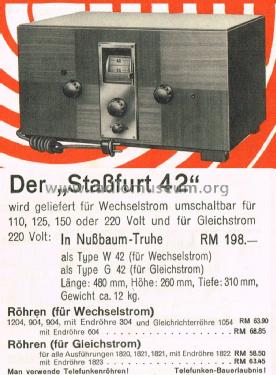 W42; Stassfurter Licht- (ID = 1835582) Radio
