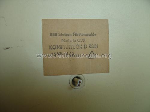 Kompaktbox B 9201; Statron, VEB Ostd.; (ID = 754092) Speaker-P