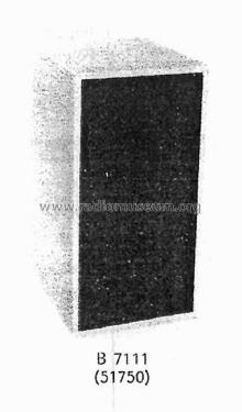 Lautsprecherbox B 7111; Statron, VEB Ostd.; (ID = 1700165) Speaker-P