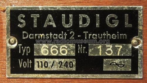 Standard 0 W666; Staudigl, Rudolf, (ID = 1820645) teaching