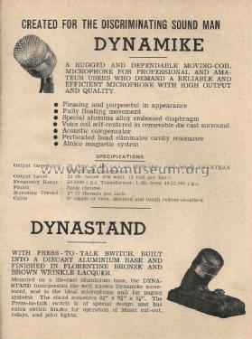 Dynastand ; Steane’s Sound (ID = 2669881) Microphone/PU