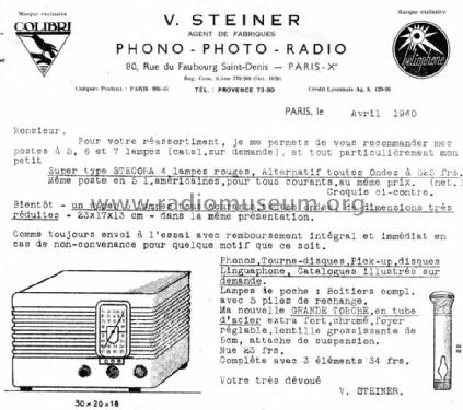 Super 5 lampes ; Stécora; Paris (ID = 1672054) Radio