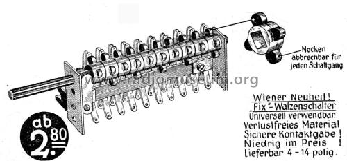 Walzenschalter Fix; Stefra Marke, Rudolf (ID = 1859591) mod-past25