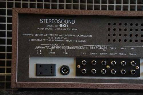 LW-MW-FM Stereo Receiver 601; Stereosound (ID = 1682486) Radio