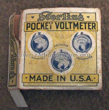 Pocket Voltmeter ; Sterling Manuf. Co.; (ID = 523179) Equipment