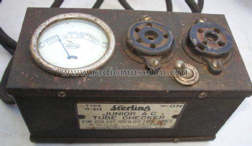 Junior AC Tube Checker R-514 Tube Short and Emission Checker; Sterling Manuf. Co.; (ID = 1178749) Equipment