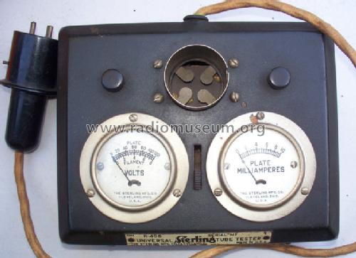 Universal Tube Tester R-406; Sterling Manuf. Co.; (ID = 1174853) Equipment