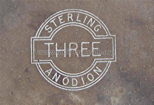 Anodion Three Type R.1591; Sterling Telephone & (ID = 1765212) Radio