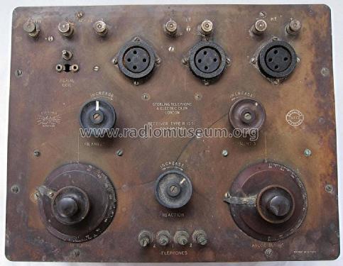 Anodion Three Type R.1591; Sterling Telephone & (ID = 1765224) Radio