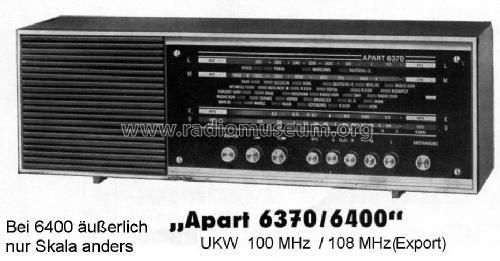 Apart 6400; Stern-Radio (ID = 1699463) Radio