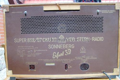 Erfurt 3D Super 8118/57 GWU 3D; Stern-Radio (ID = 1019210) Radio