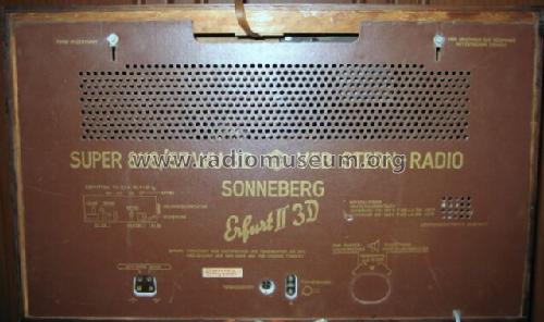 Sonneberg Erfurt 2 Super 8118/57 WU-3D; Stern-Radio (ID = 413986) Radio