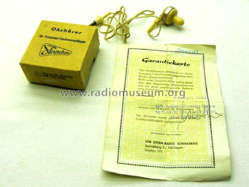 Ohrhörer für Sternchen ; Stern-Radio (ID = 658225) Speaker-P