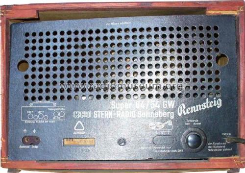 Rennsteig 64/54GW; Stern-Radio (ID = 816262) Radio