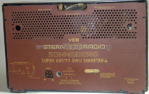 Sonra Sekretär 4 697/77GWU; Stern-Radio (ID = 66961) Radio