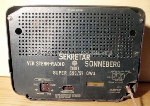 Sonneberg Sekretär 696/57GWU; Stern-Radio (ID = 736796) Radio