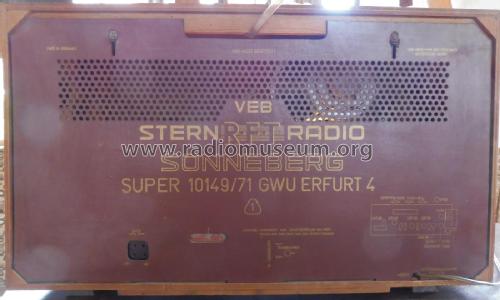 Sonra Erfurt 4 Super 10149/71 GWU; Stern-Radio (ID = 2385600) Radio