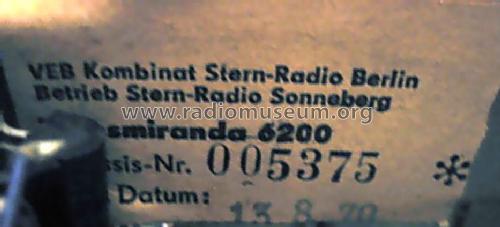 Transmiranda 6200; Stern-Radio (ID = 790572) Radio