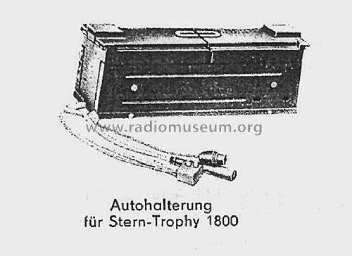 Autohalterung Stern Trophy 1800 R180; Stern-Radio Berlin, (ID = 1700224) Verst/Mix