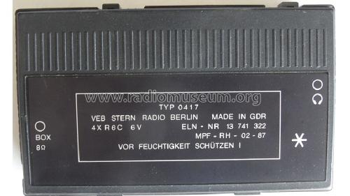 Nante SR10 /Typ 0417; Stern-Radio Berlin, (ID = 1280119) Radio