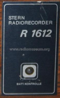 Stern-Rekorder R1612; Stern-Radio Berlin, (ID = 1737234) Radio