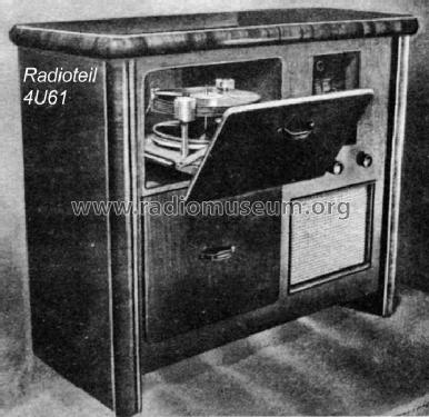 Musikschrank 4U61; Stern-Radio Leipzig, (ID = 387508) Radio