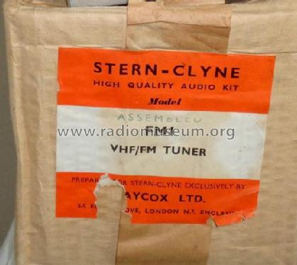 VHF Tuner FM1; Stern Radio Ltd., (ID = 2927710) Radio