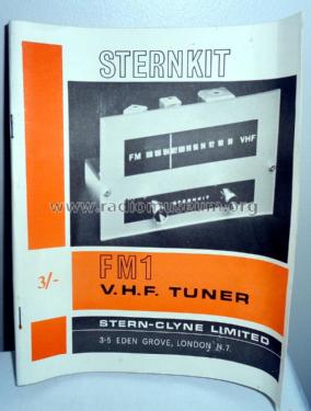 VHF Tuner FM1; Stern Radio Ltd., (ID = 2927712) Radio