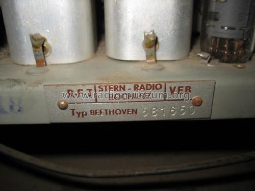 Beethoven II 1142.002 ab Ser.Nr.570001; Stern-Radio Rochlitz (ID = 679696) Radio
