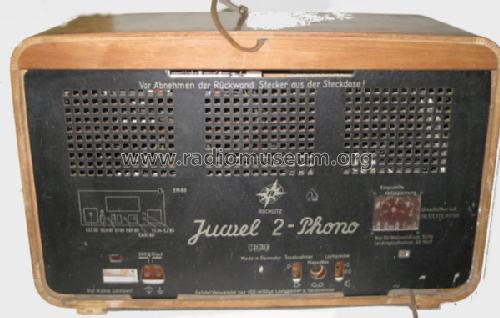 Juwel 2 Phono 3D ; Stern-Radio Rochlitz (ID = 639556) Radio